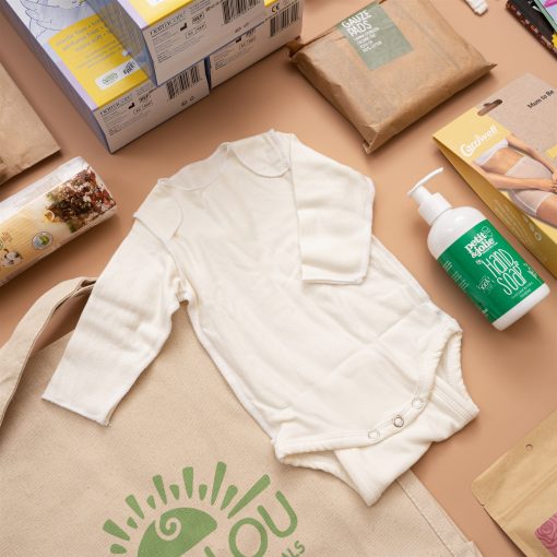 wollen romper in luxe kraampakket