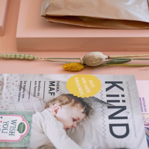 kiind magazine in kraampakket