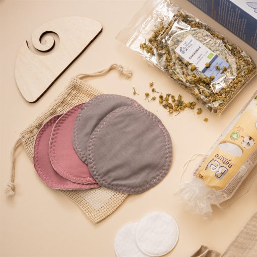detail luxe kraampakket vegan wasbare zoogcompressen