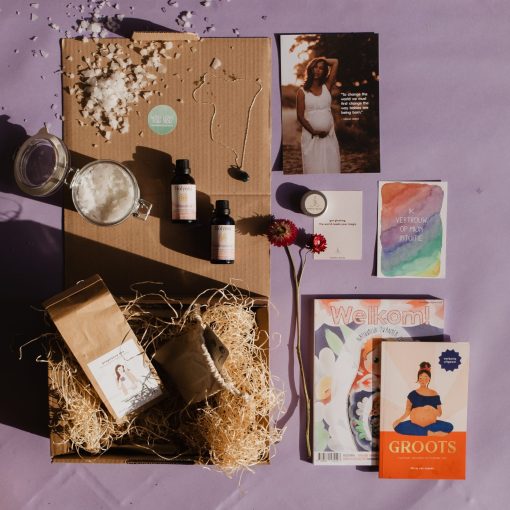 inhoud actueel cadeaupakket zwangerschap