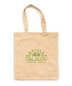canvas tas shopper logo dalalou