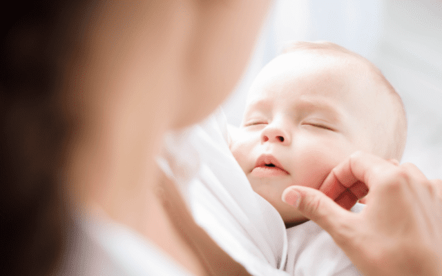 moeder en baby