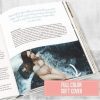 bladzijde van boek zwangere vrouw eten