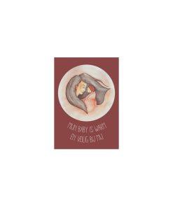 postpartum kaart vrouw baby kraamtijd