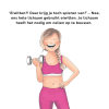 vrouw sport info eiwitten
