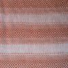 oranje en witte rebozo doek