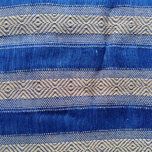 blauw met wit rebozo